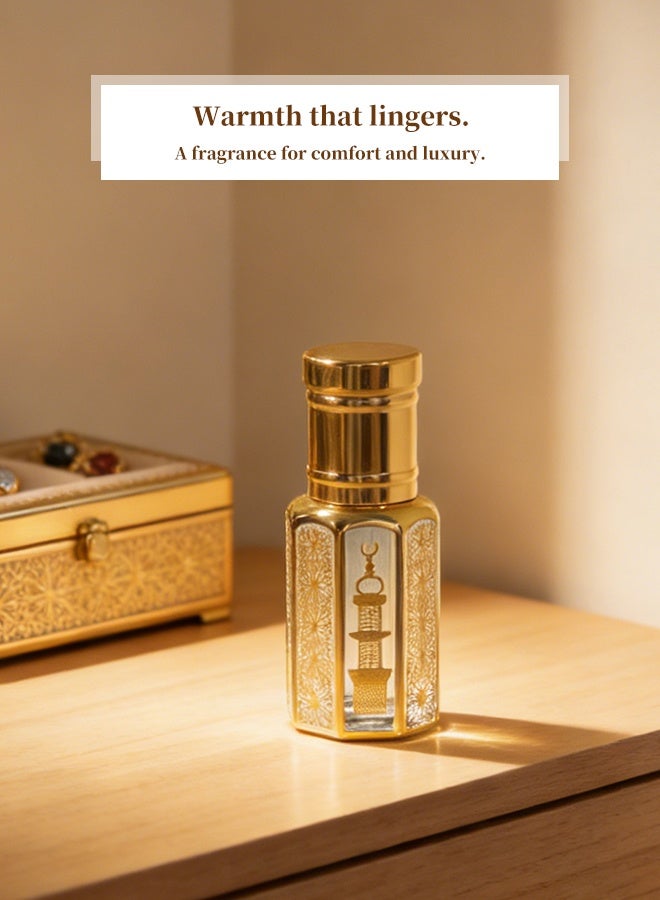 Alcohol-Free Perfume Oil 10ml, Long Lasting Unisex Attar with Bergamot Apple Cardamom, Patchouli Vetiver Tobacco Oriental Woody Scent, Roll-On Travel Size for Men and Women - Image 2